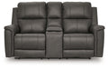 Bleckley Power Reclining Loveseat with Console - Orlando Furniture Outlet (Casselberry,FL)