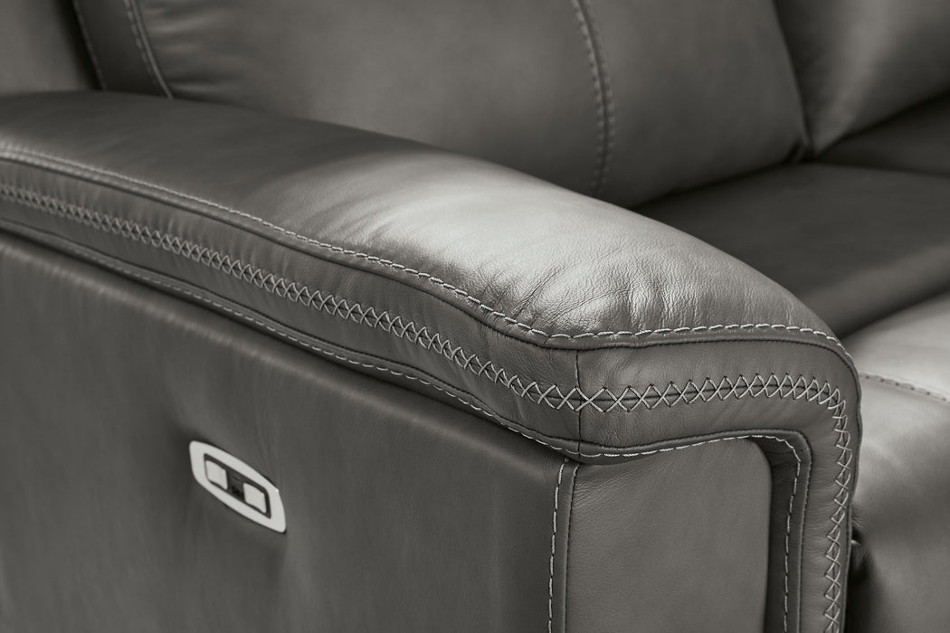Bleckley Power Reclining Loveseat with Console - Orlando Furniture Outlet (Casselberry,FL)