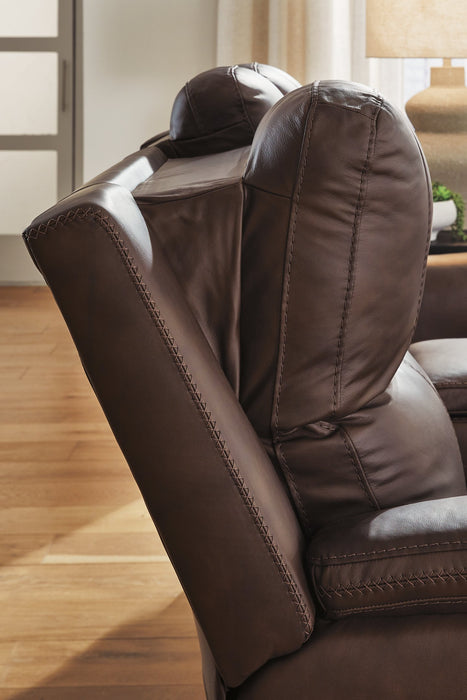 Bleckley Power Reclining Loveseat with Console - Orlando Furniture Outlet (Casselberry,FL)