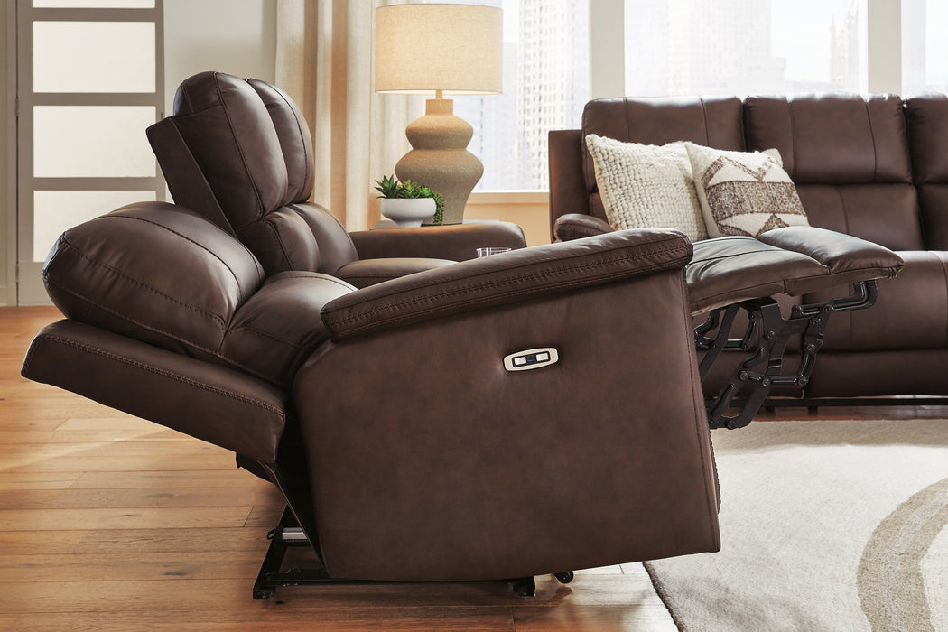 Bleckley Power Reclining Loveseat with Console - Orlando Furniture Outlet (Casselberry,FL)
