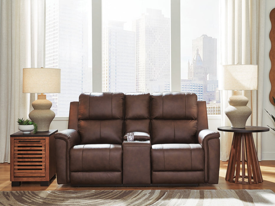 Bleckley Power Reclining Loveseat with Console - Orlando Furniture Outlet (Casselberry,FL)