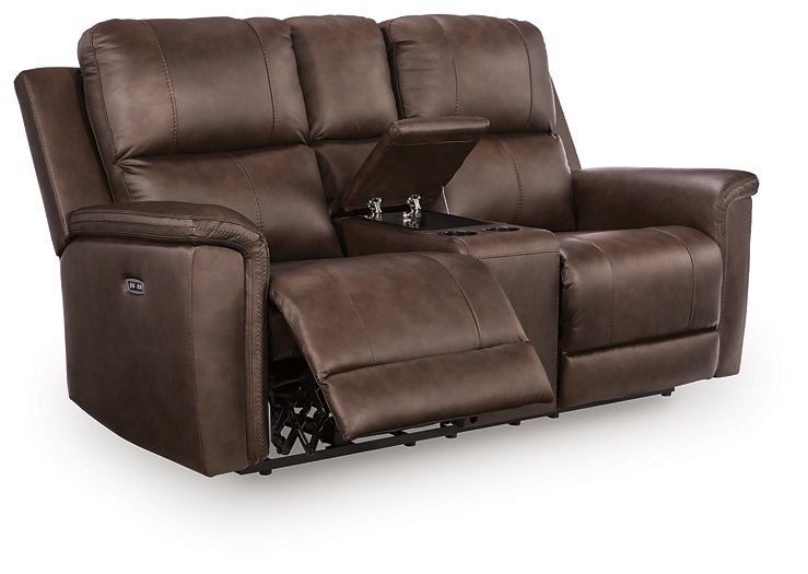 Bleckley Power Reclining Loveseat with Console - Orlando Furniture Outlet (Casselberry,FL)