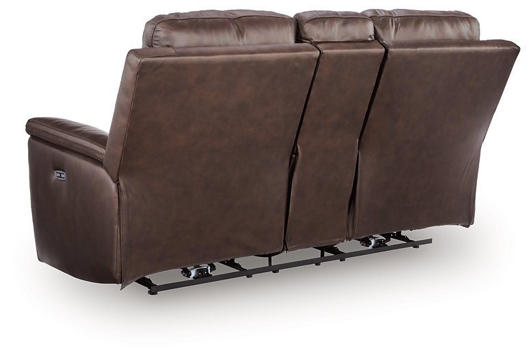 Bleckley Power Reclining Loveseat with Console - Orlando Furniture Outlet (Casselberry,FL)