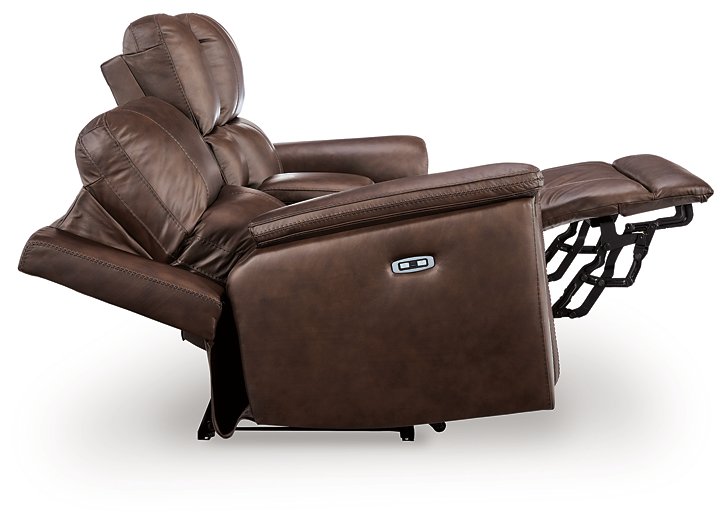 Bleckley Power Reclining Loveseat with Console - Orlando Furniture Outlet (Casselberry,FL)