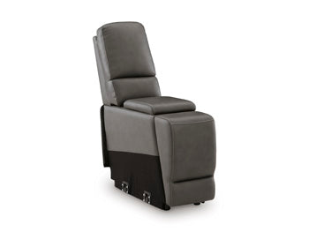 5Z - Pittson Power Reclining Sectional Loveseat with Console - Orlando Furniture Outlet (Casselberry,FL)