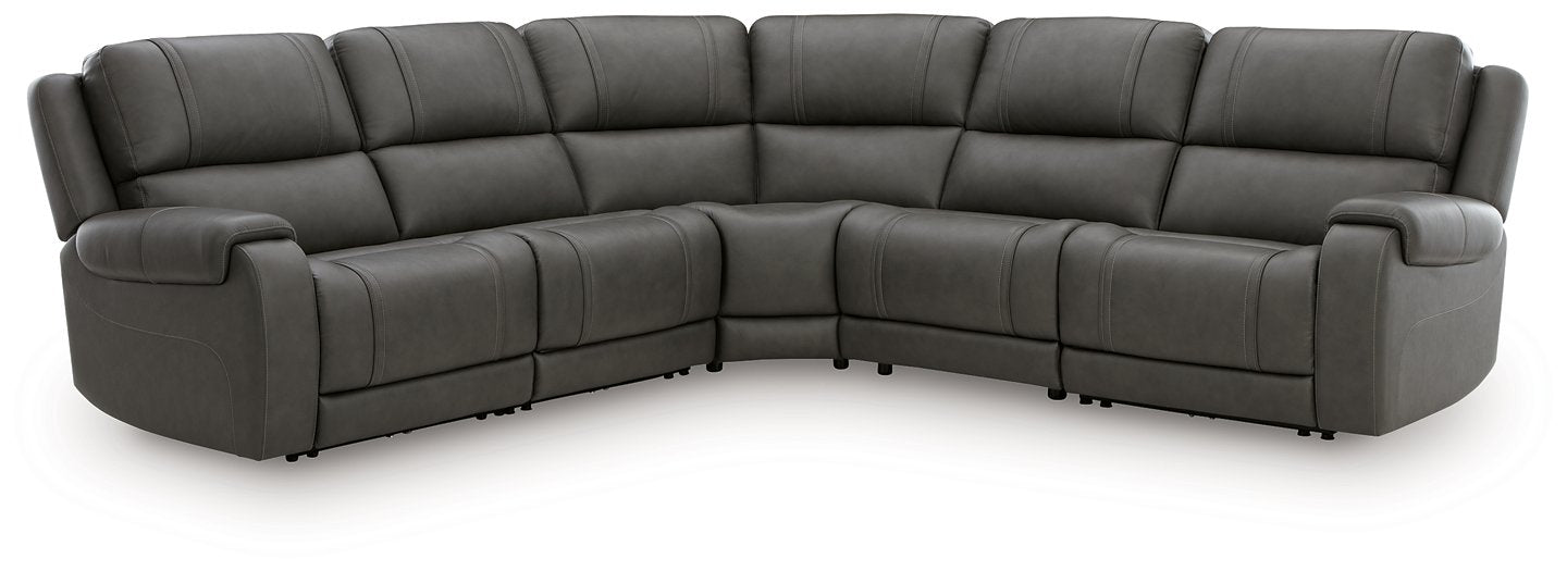 5Z - Pittson Power Reclining Sectional - Orlando Furniture Outlet (Casselberry,FL)
