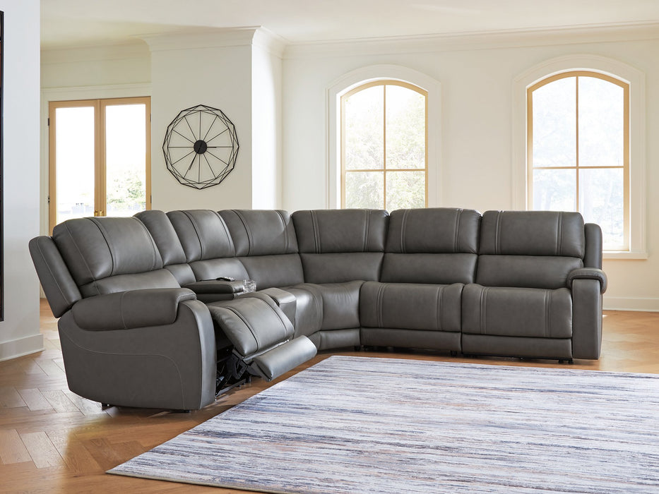 5Z - Pittson Power Reclining Sectional - Orlando Furniture Outlet (Casselberry,FL)