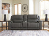 5Z - Pittson Power Reclining Sectional Loveseat with Console - Orlando Furniture Outlet (Casselberry,FL)