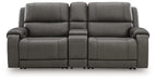 5Z - Pittson Power Reclining Sectional Loveseat with Console - Orlando Furniture Outlet (Casselberry,FL)