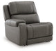 5Z - Pittson Power Reclining Sectional Loveseat with Console - Orlando Furniture Outlet (Casselberry,FL)