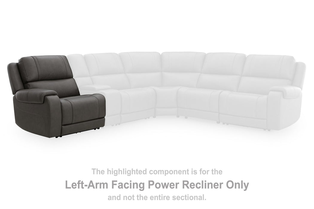 5Z - Pittson Power Reclining Sectional - Orlando Furniture Outlet (Casselberry,FL)