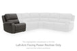 5Z - Pittson Power Reclining Sectional Loveseat with Console - Orlando Furniture Outlet (Casselberry,FL)