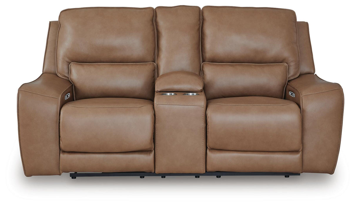 DeepWakes Power Reclining Loveseat with Console - Orlando Furniture Outlet (Casselberry,FL)