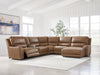 DeepWakes Power Reclining Sectional with Chaise - Orlando Furniture Outlet (Casselberry,FL)