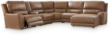 DeepWakes Power Reclining Sectional with Chaise - Orlando Furniture Outlet (Casselberry,FL)