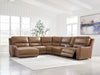 DeepWakes Power Reclining Sectional with Chaise - Orlando Furniture Outlet (Casselberry,FL)