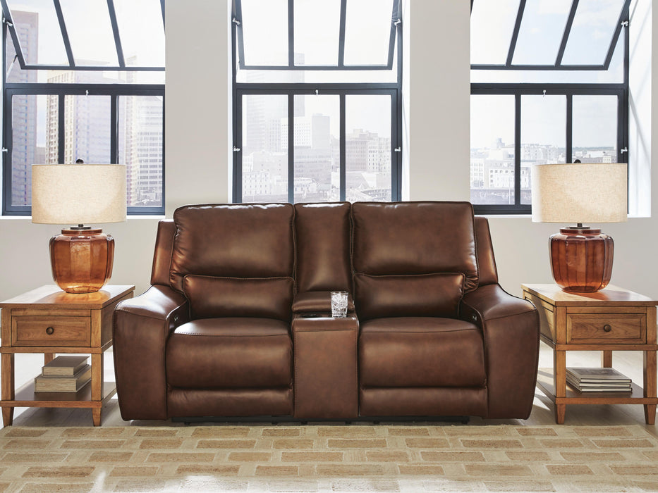 DeepWakes Power Reclining Loveseat with Console - Orlando Furniture Outlet (Casselberry,FL)