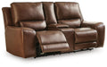 DeepWakes Power Reclining Loveseat with Console - Orlando Furniture Outlet (Casselberry,FL)