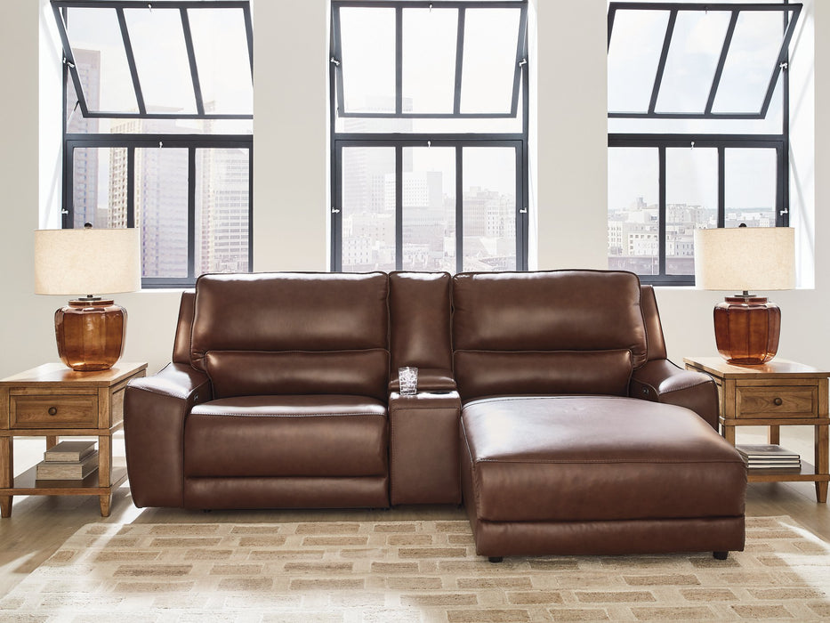 DeepWakes Power Reclining Sectional with Chaise - Orlando Furniture Outlet (Casselberry,FL)