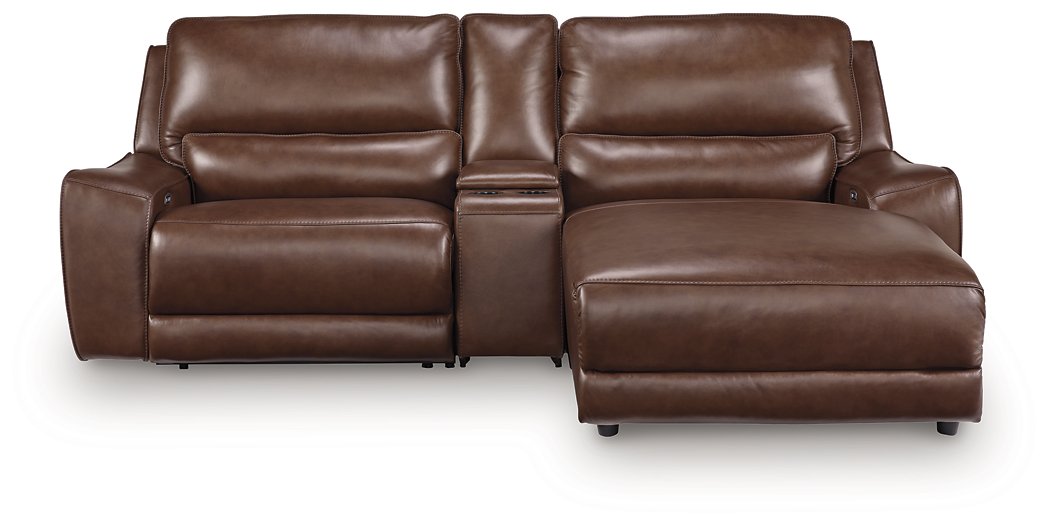 DeepWakes Power Reclining Sectional with Chaise - Orlando Furniture Outlet (Casselberry,FL)