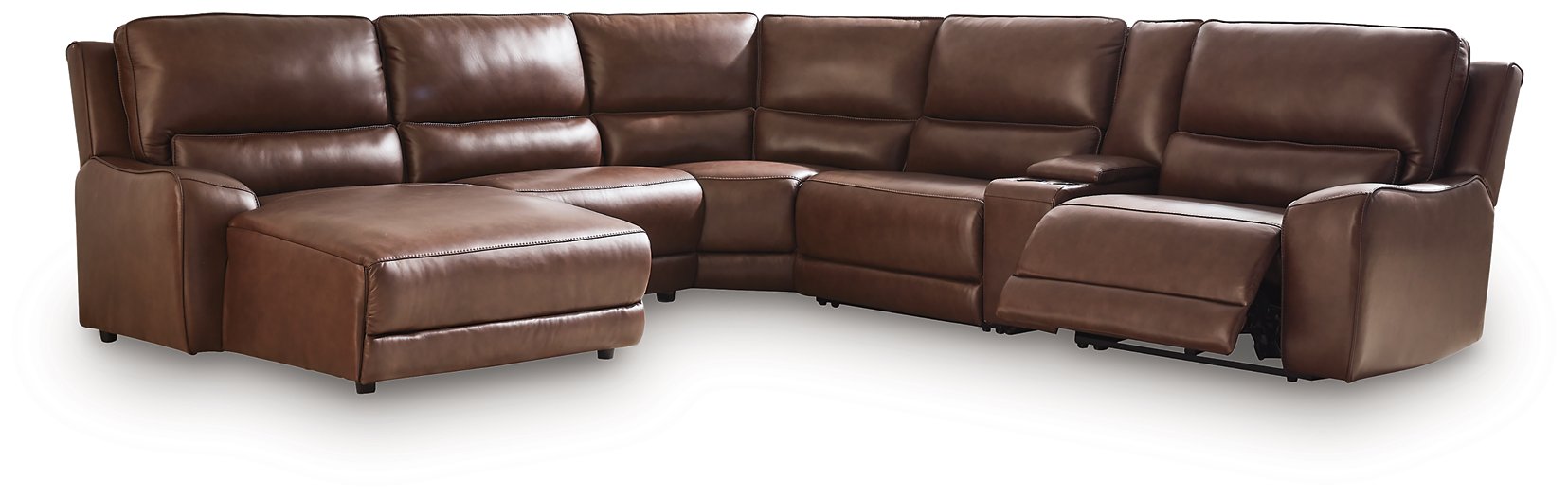 DeepWakes Power Reclining Sectional with Chaise - Orlando Furniture Outlet (Casselberry,FL)