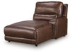 DeepWakes Power Reclining Sectional with Chaise - Orlando Furniture Outlet (Casselberry,FL)