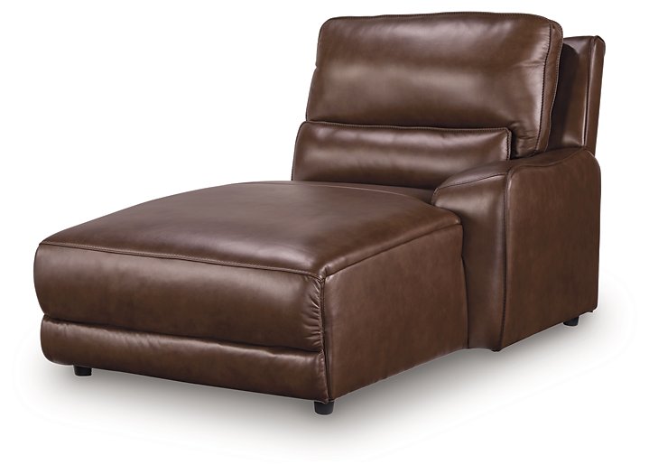 DeepWakes Power Reclining Sectional with Chaise - Orlando Furniture Outlet (Casselberry,FL)