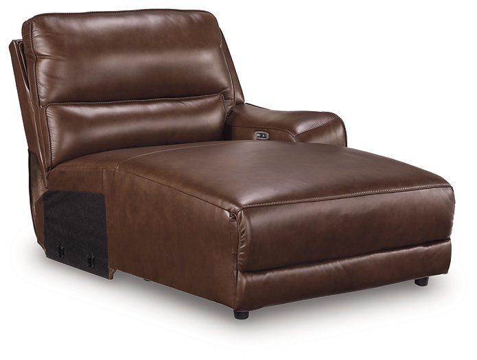 DeepWakes Power Reclining Sectional with Chaise - Orlando Furniture Outlet (Casselberry,FL)