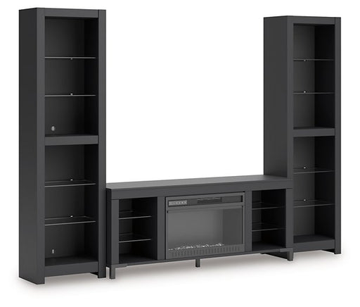 Cayberry Entertainment Center with Electric Fireplace - Orlando Furniture Outlet (Casselberry,FL)