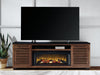 Kallari 84" TV Stand with Electric Fireplace - Orlando Furniture Outlet (Casselberry,FL)