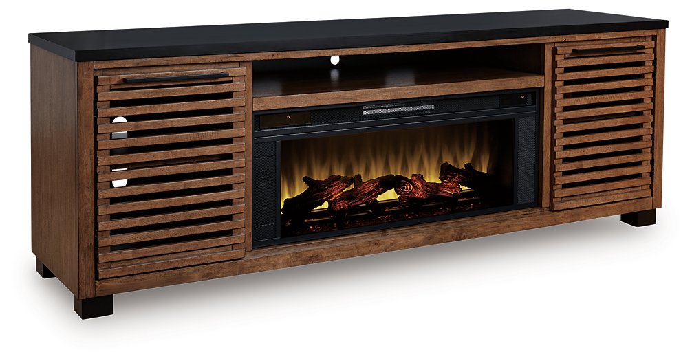 Kallari 84" TV Stand with Electric Fireplace - Orlando Furniture Outlet (Casselberry,FL)