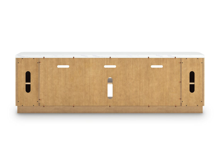 Camdill 80" TV Stand with Electric Fireplace