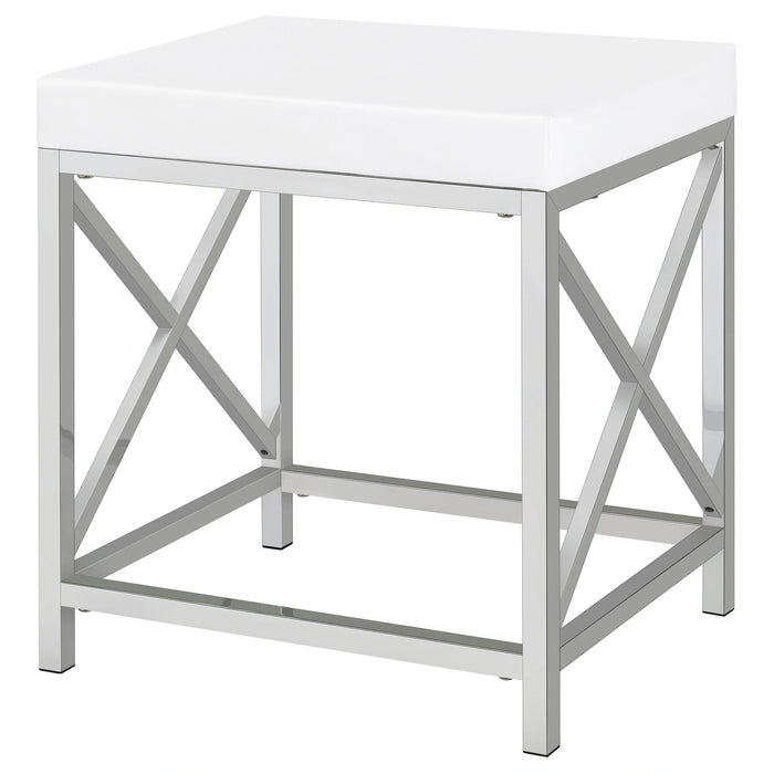 Eliza Makeup Vanity Table with LED Mirror and Stool