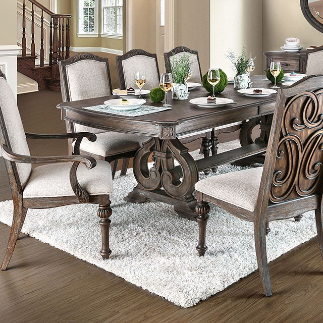 ARCADIA Rustic Natural Tone, Ivory Dining Table image