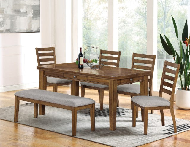 Rapidview 6 Pc Dining Table Set with Bench - Orlando Furniture Outlet (Casselberry,FL)
