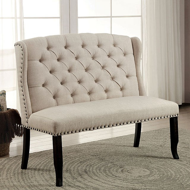 Sania 9 Pc Dining Table Set Rustic