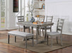 Laquila Dining Table Set Bench - Orlando Furniture Outlet (Casselberry,FL)