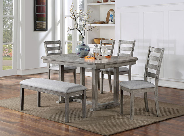 Laquila Dining Table Set Bench - Orlando Furniture Outlet (Casselberry,FL)