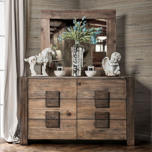 AVEIRO Rustic Natural Tone Dresser