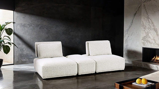 Stavanger 2-Seater w/ Rect Ottoman - Orlando Furniture Outlet (Casselberry,FL)