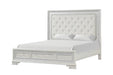 Stella Mia E.King & Queen Bed White & White - Orlando Furniture Outlet (Casselberry,FL)