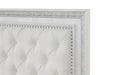 Stella Mia E.King & Queen Bed White & White - Orlando Furniture Outlet (Casselberry,FL)