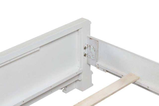 Stella Mia E.King & Queen Bed White & White - Orlando Furniture Outlet (Casselberry,FL)