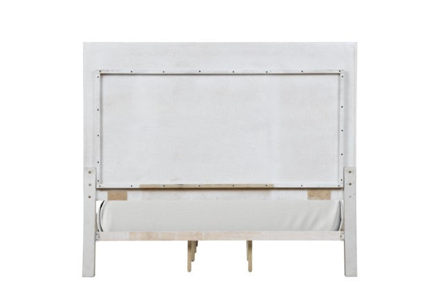 Stella Mia E.King & Queen Bed White & White - Orlando Furniture Outlet (Casselberry,FL)