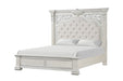 Promenade E.King & Queen Bed Brown & White - Orlando Furniture Outlet (Casselberry,FL)