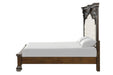 Promenade E.King & Queen Bed Brown & White - Orlando Furniture Outlet (Casselberry,FL)