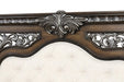Promenade E.King & Queen Bed Brown & White - Orlando Furniture Outlet (Casselberry,FL)